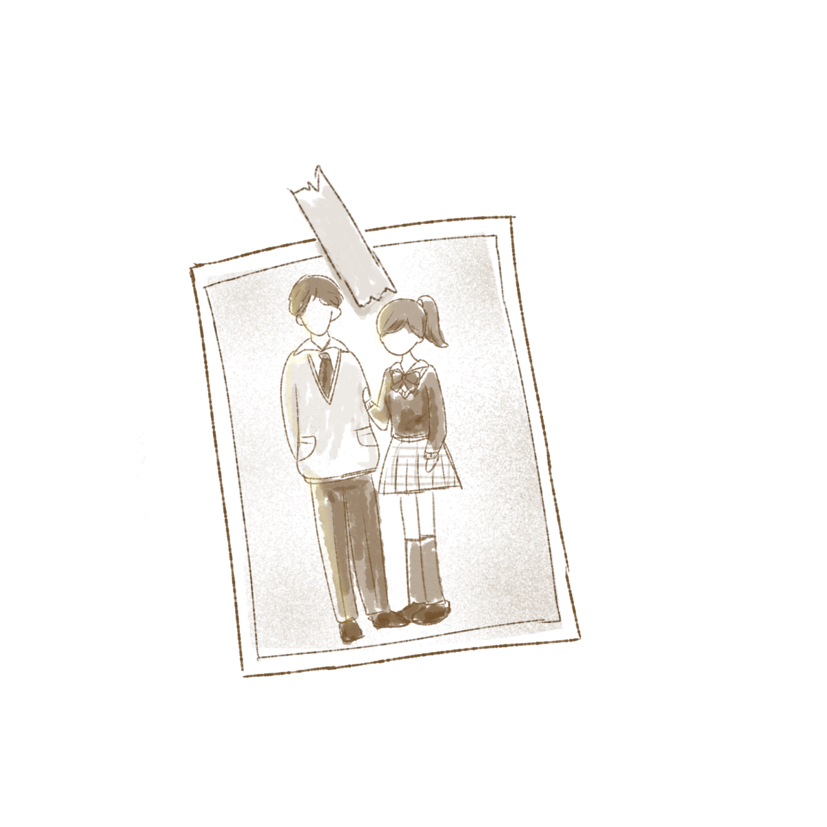 学生時代の二人